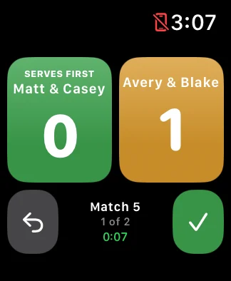 DinkJar Apple Watch scoring product preview